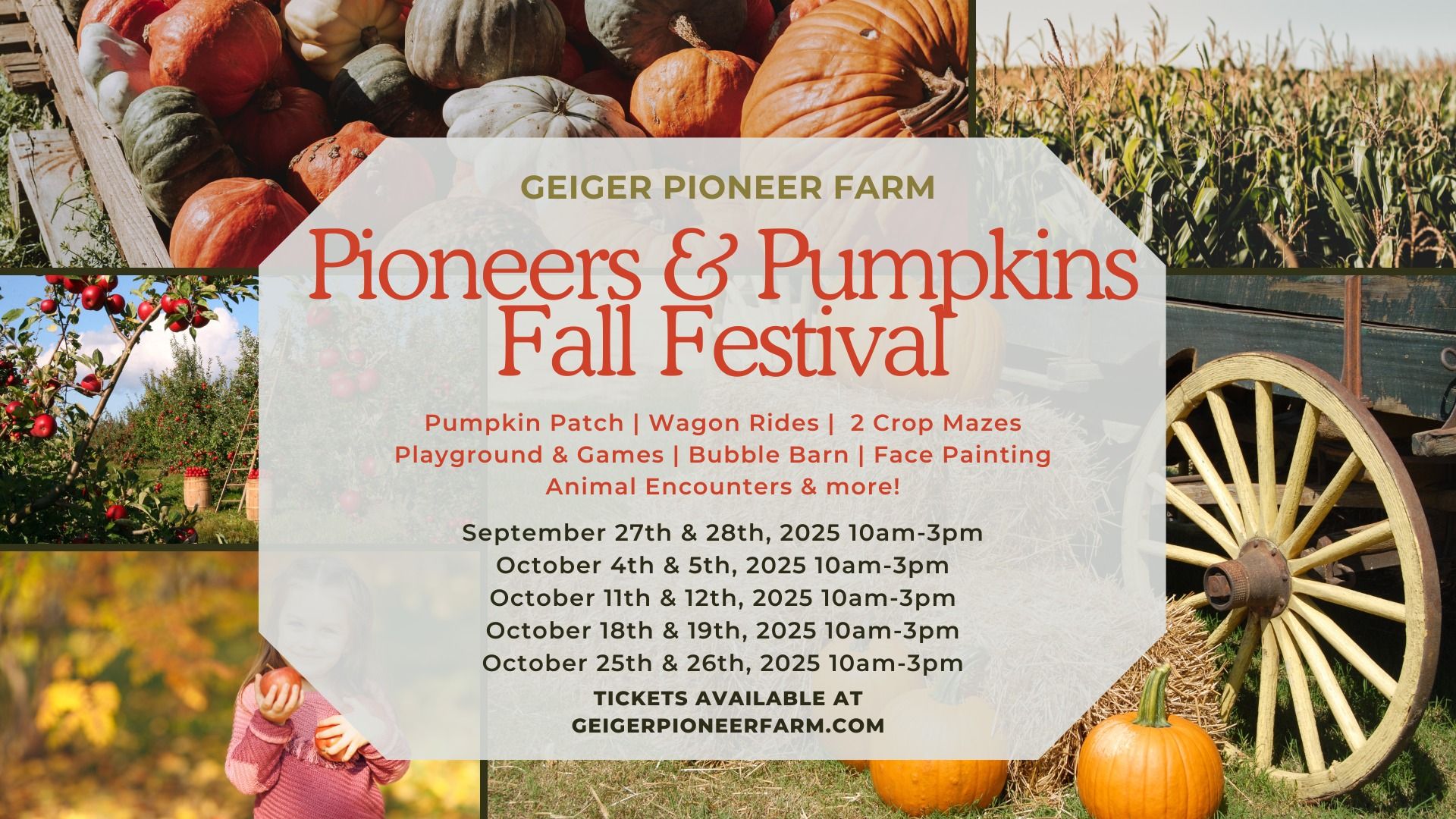 Pioneers & Pumpkins Fall Festival