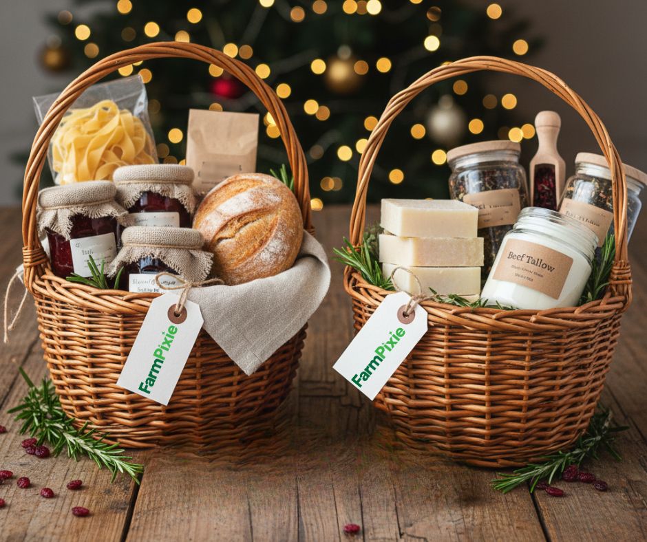 Local farm gifts jams jellies bread tallow teas
