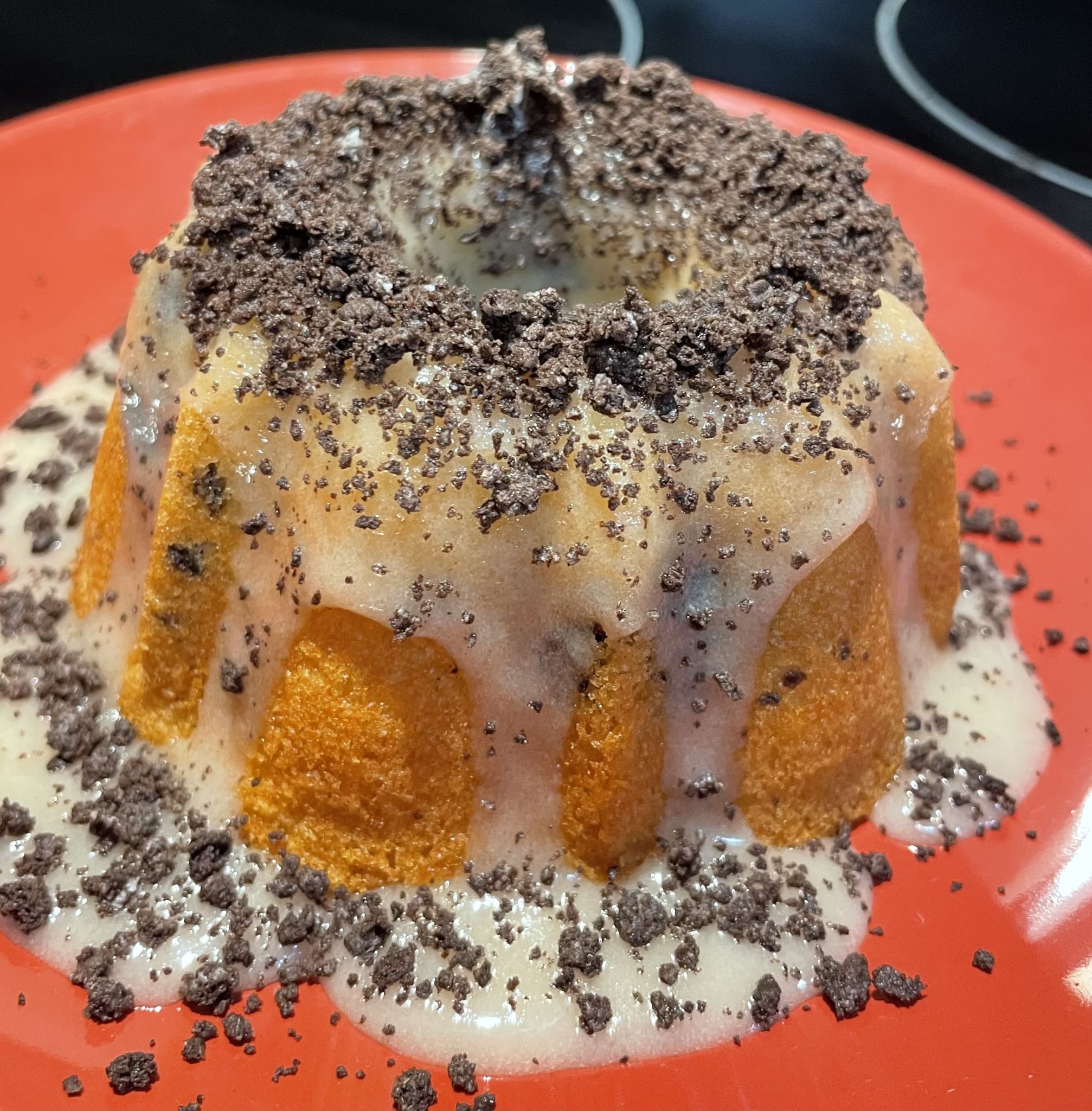 GF cookies and cream pound cake