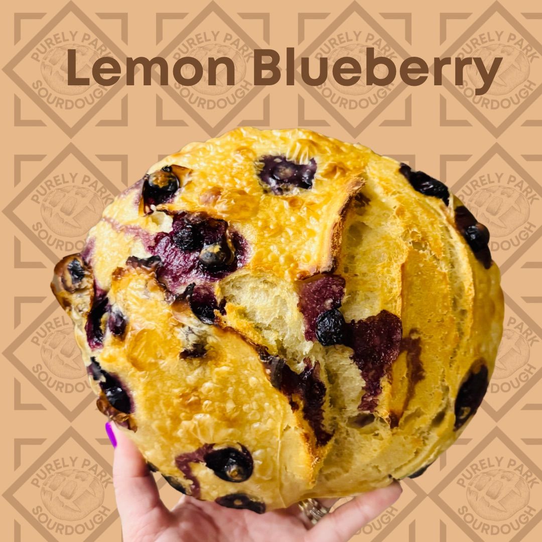 Lemon Blueberry Sourdough Bread