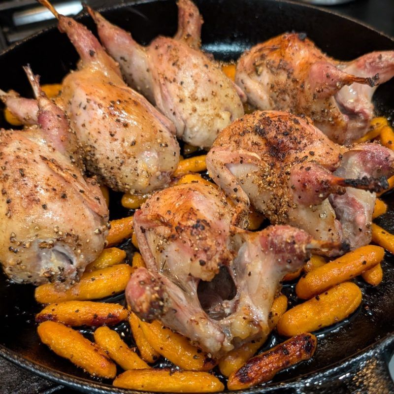 4 Pack Whole Quail